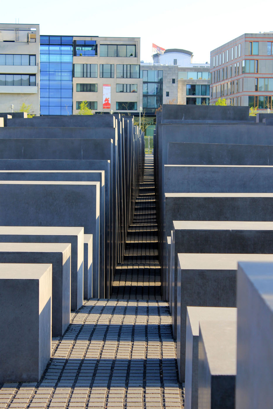 Berlin Holocaust Memorial path