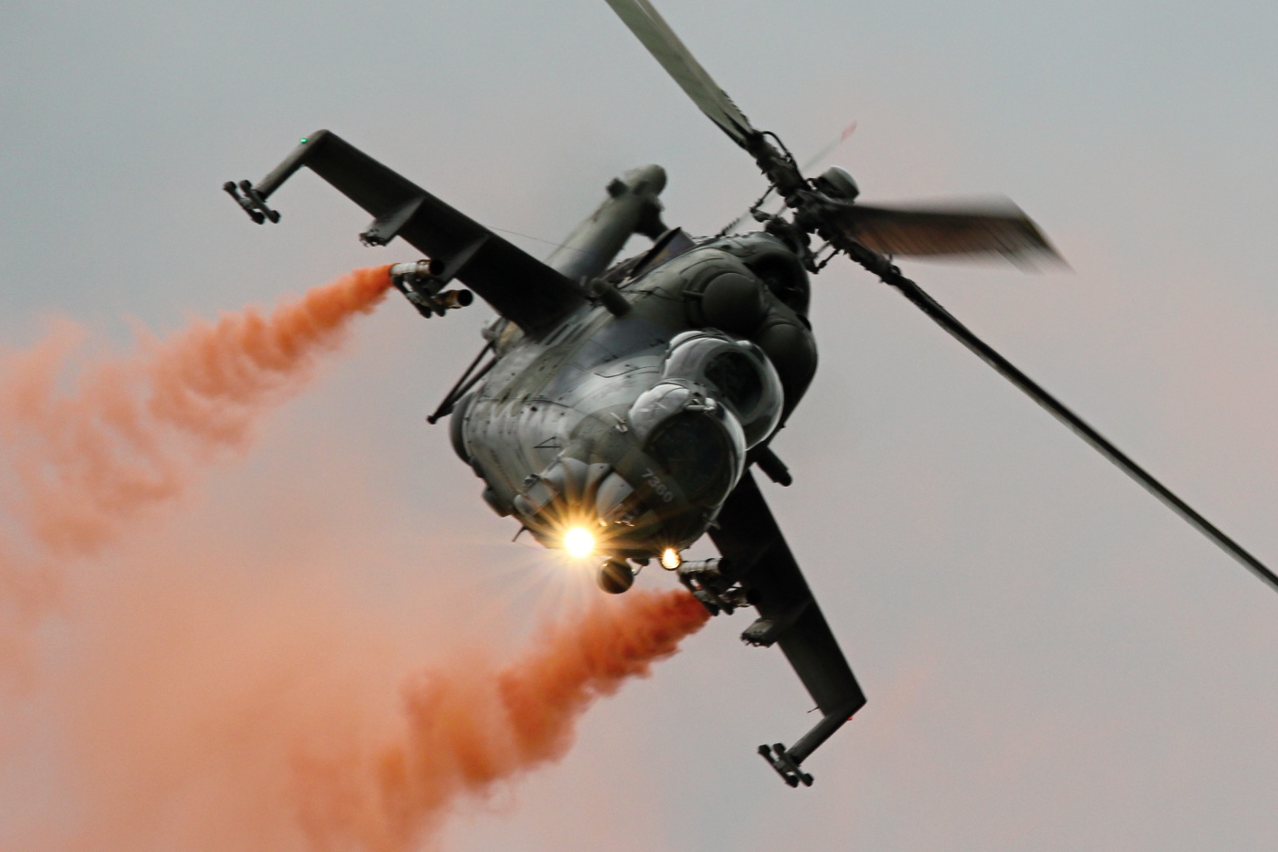 Mi-35 v letu