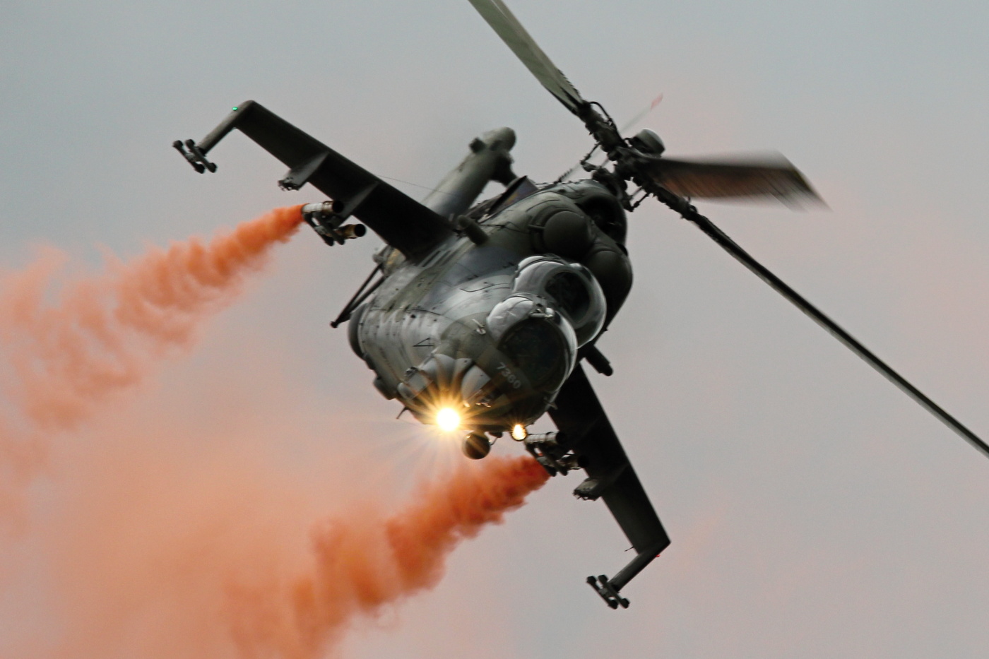 Mi-35 v letu