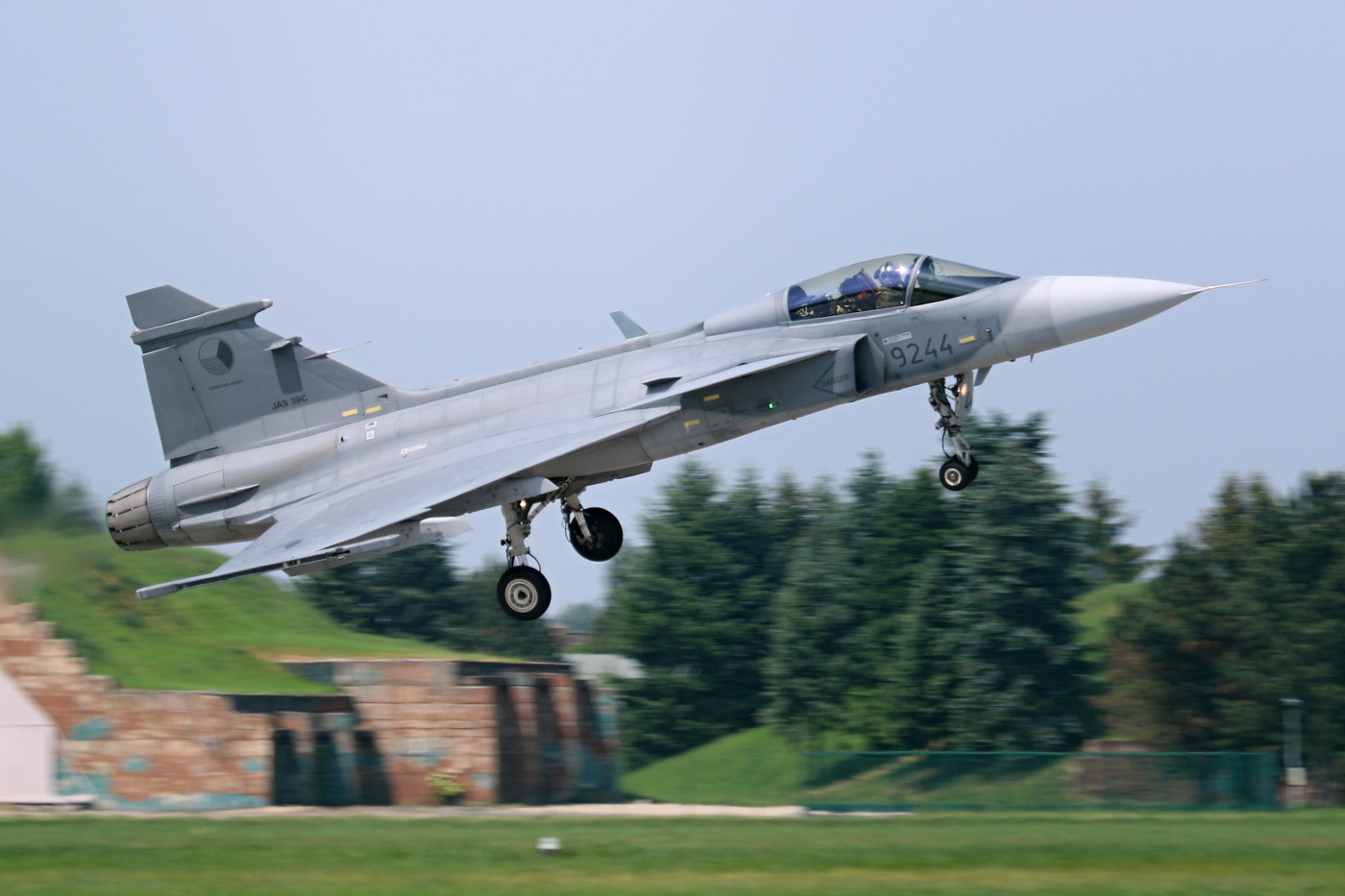 Gripen vzlet